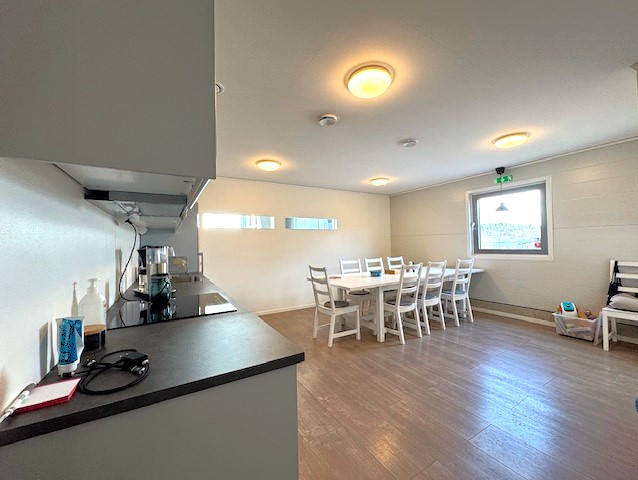 Personalrum med kök