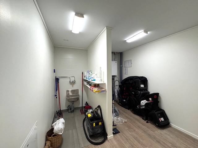 Rum för städutrustning