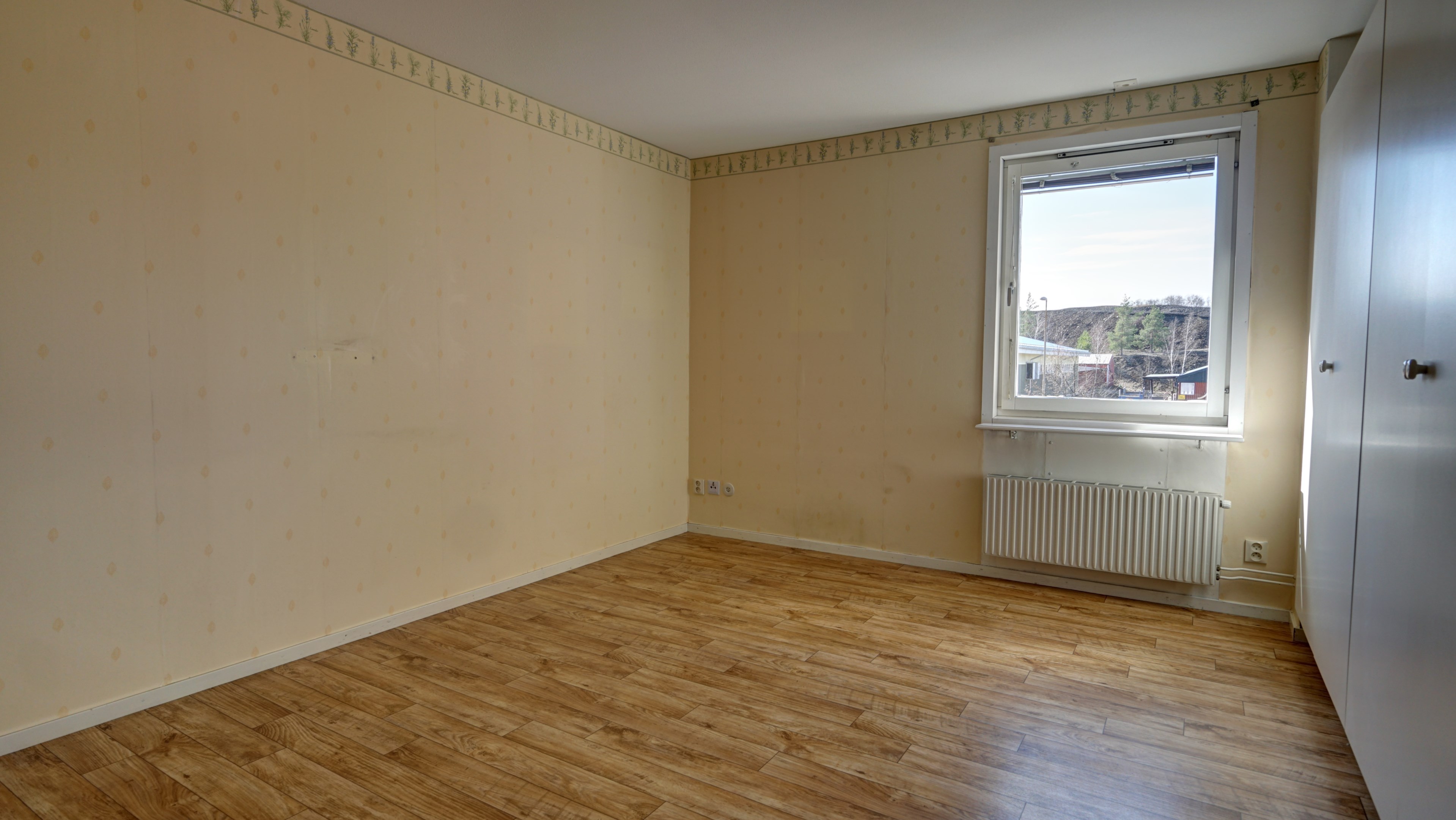 Sovrum med garderober