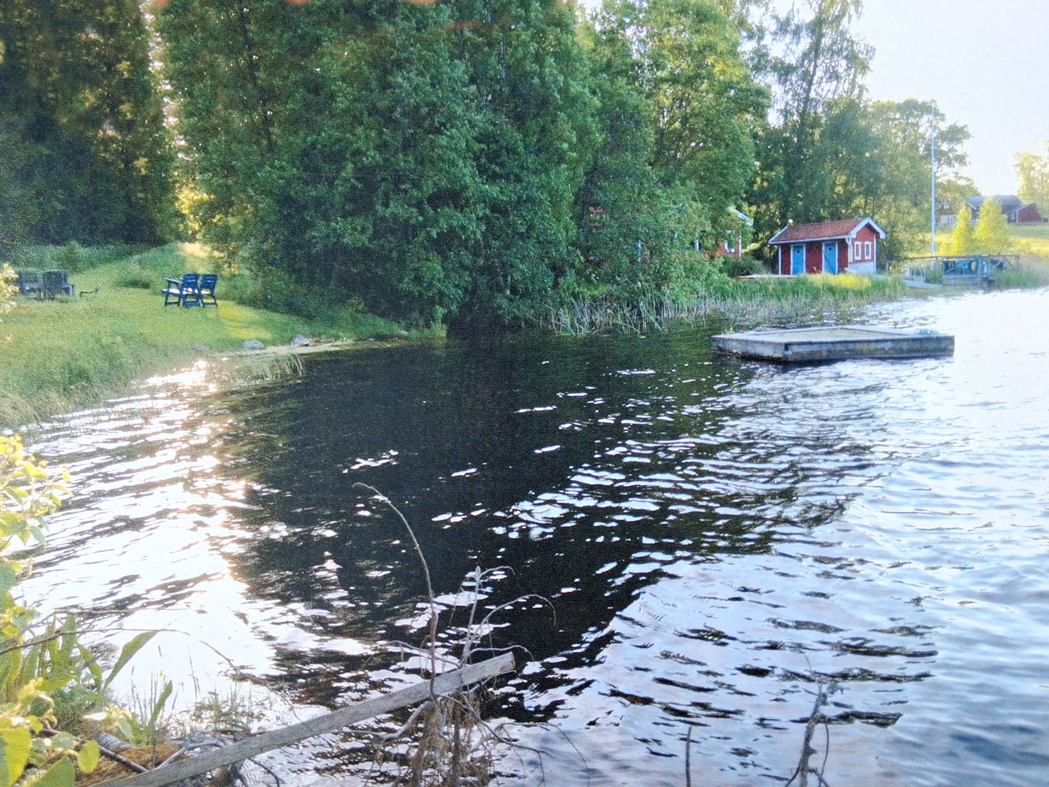 Badplats för de som bor i Fragg.