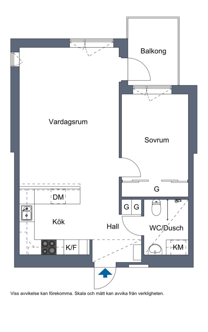 Planlösning från Alfons Åbergs gata 1, Till salu i Bromma - Annedal, Stockholm