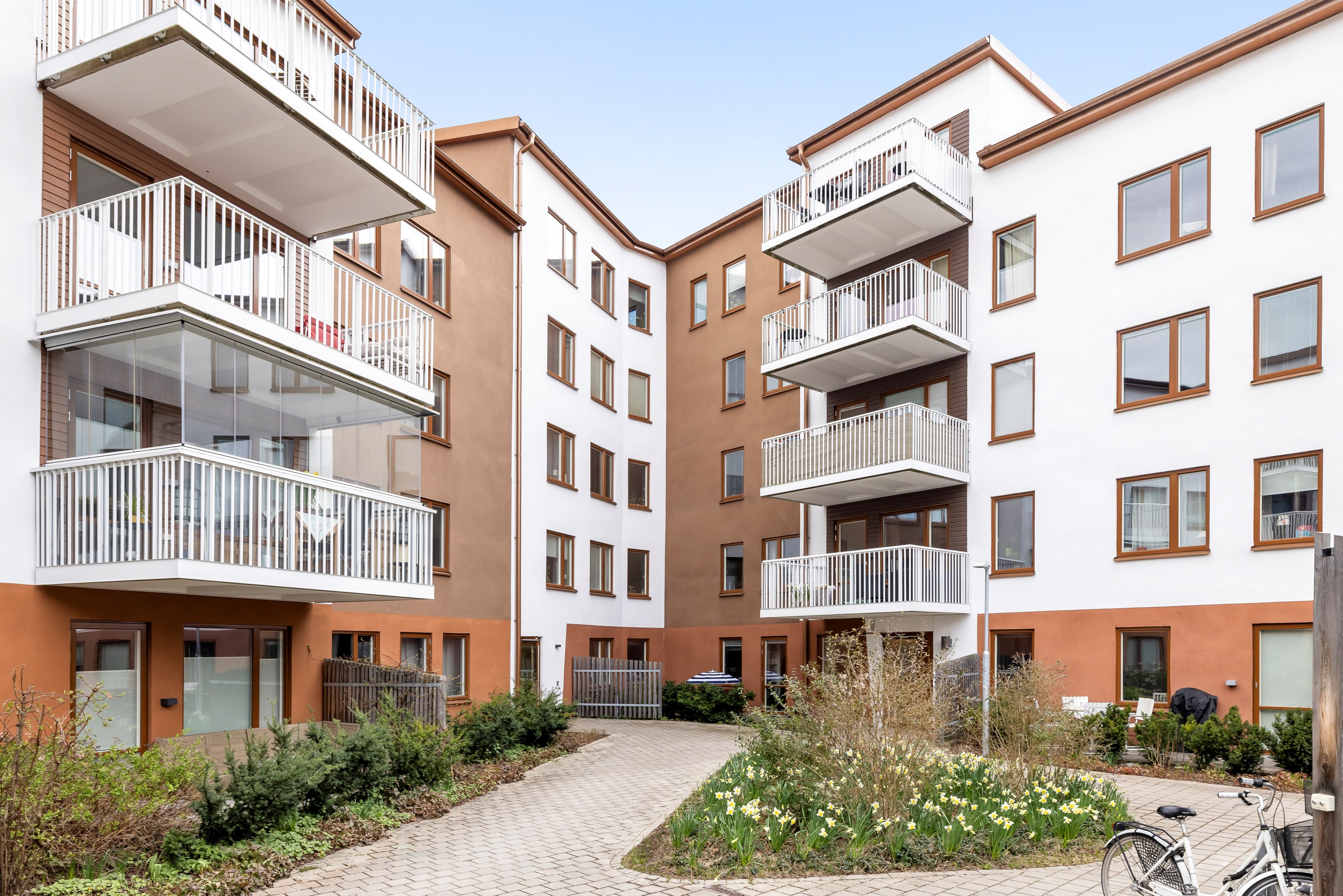 Bostadsbild från Ljusbärargatan 7, Kommande i Kapellgärdet, Uppsala