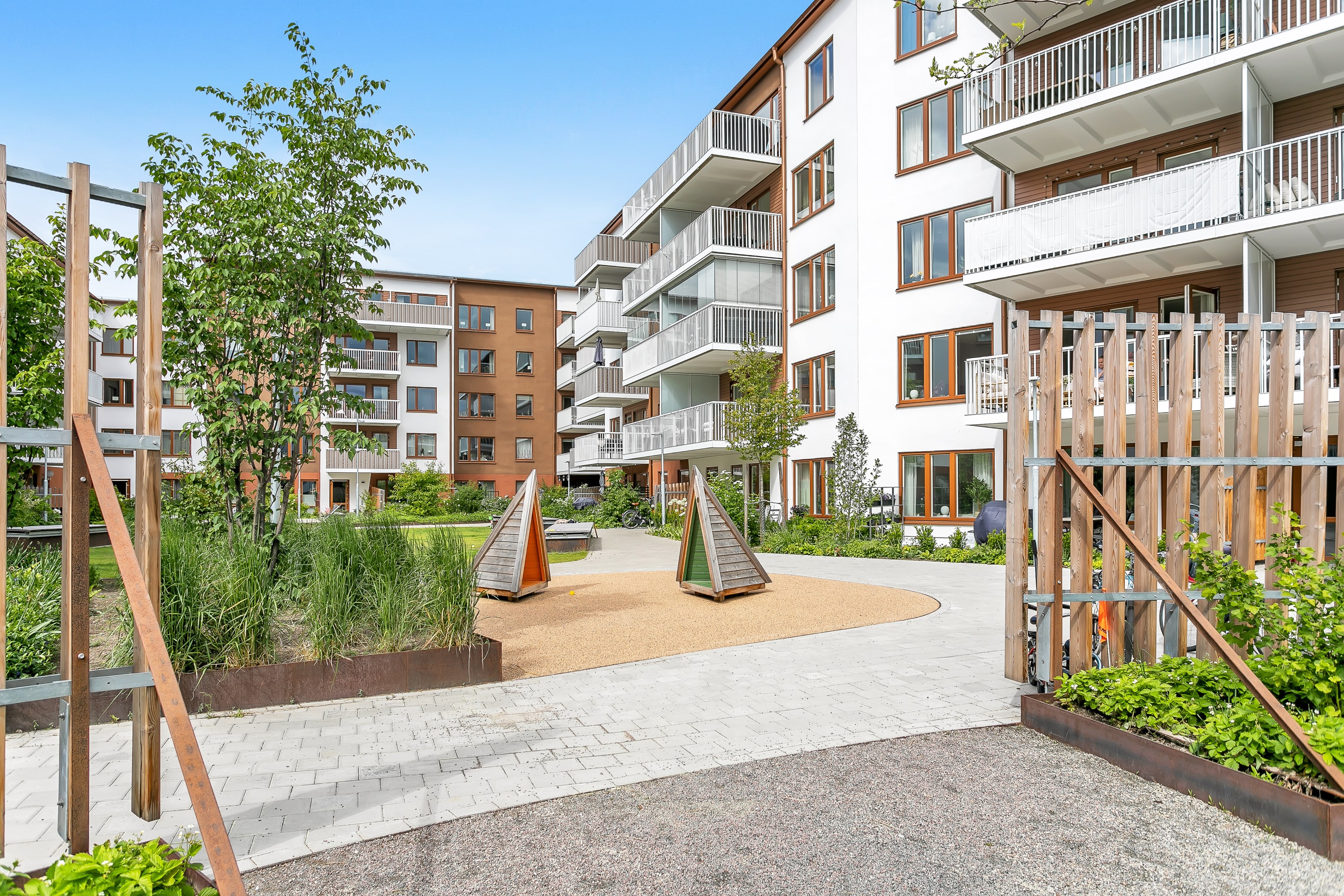 Bostadsbild från Ljusbärargatan 7, Kommande i Kapellgärdet, Uppsala