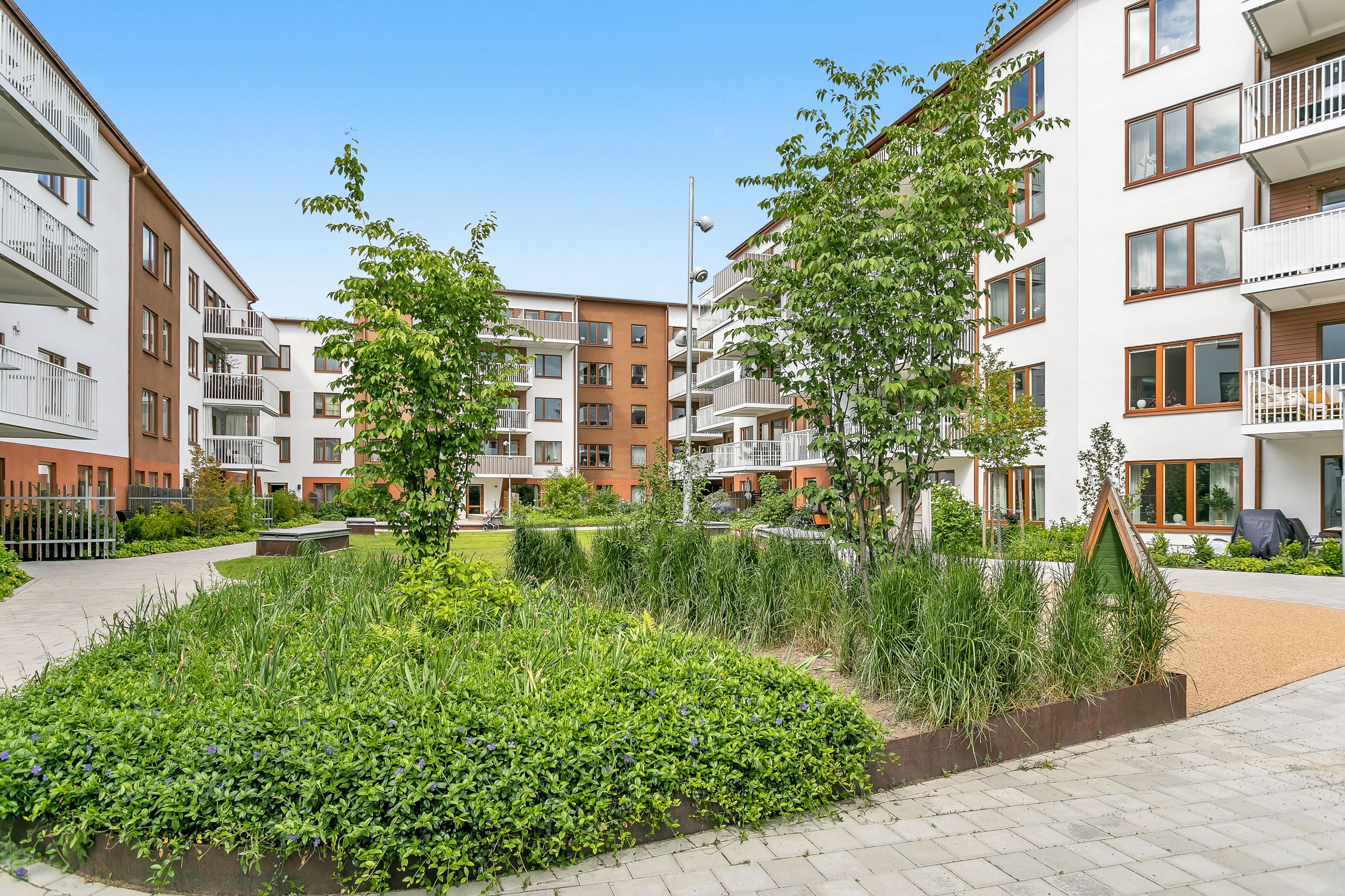 Bostadsbild från Ljusbärargatan 7, Kommande i Kapellgärdet, Uppsala