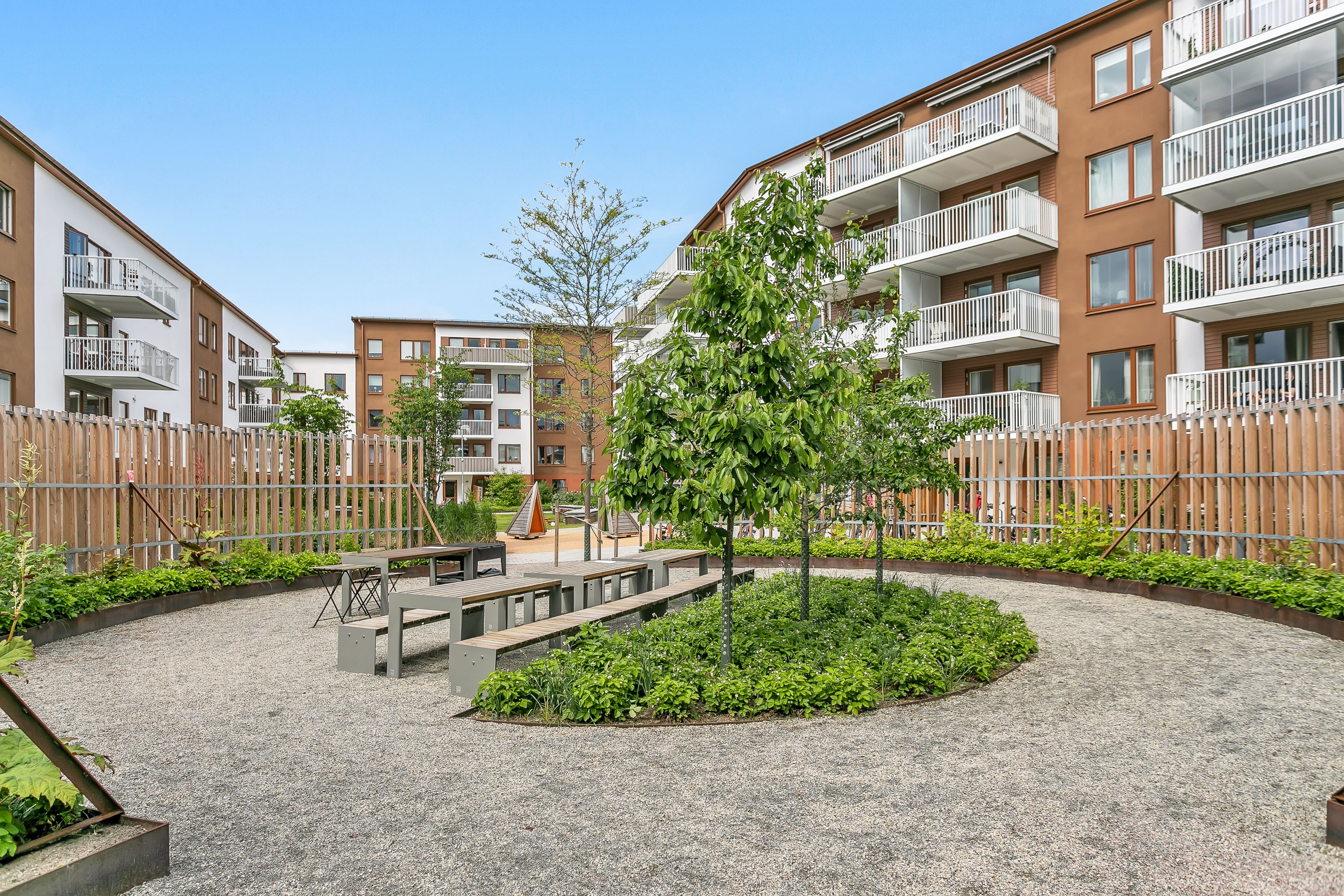 Bostadsbild från Ljusbärargatan 7, Kommande i Kapellgärdet, Uppsala