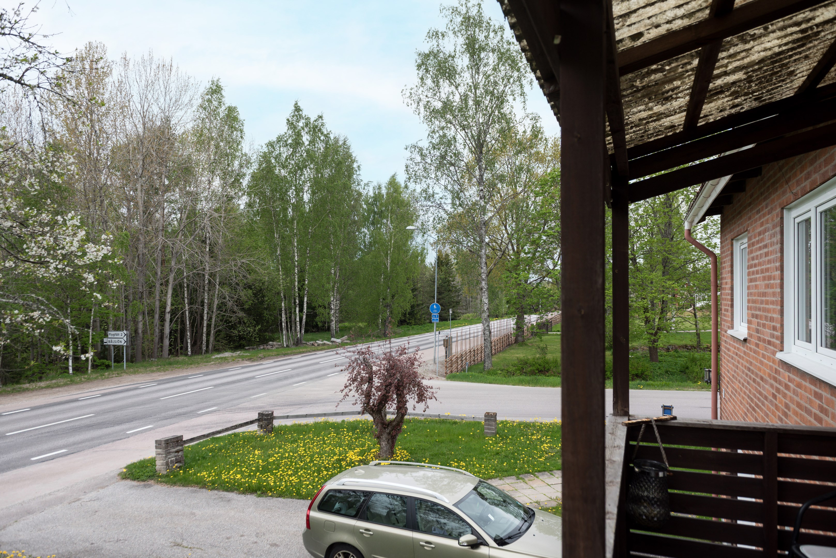 Vy från balkong