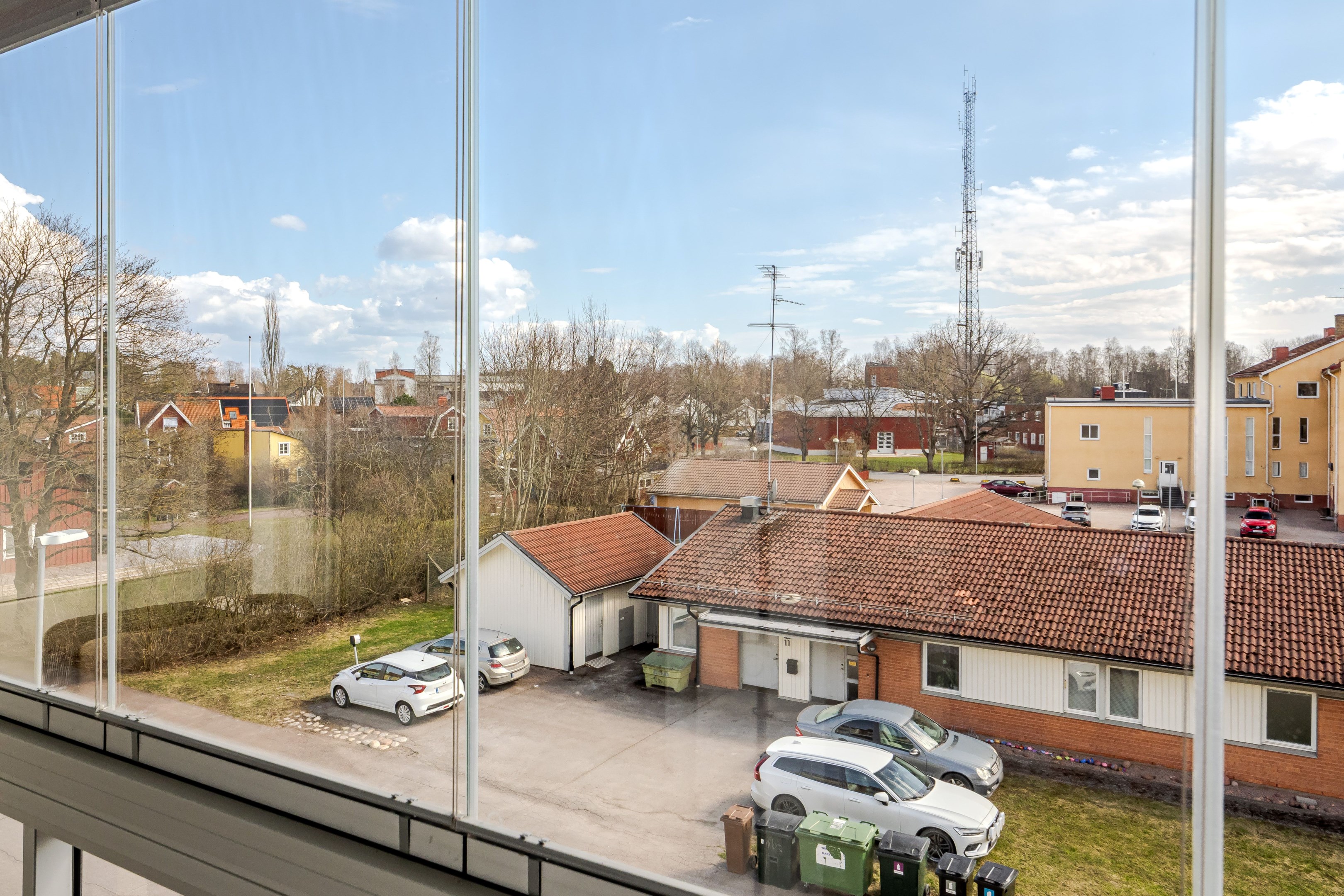 Vy från balkong