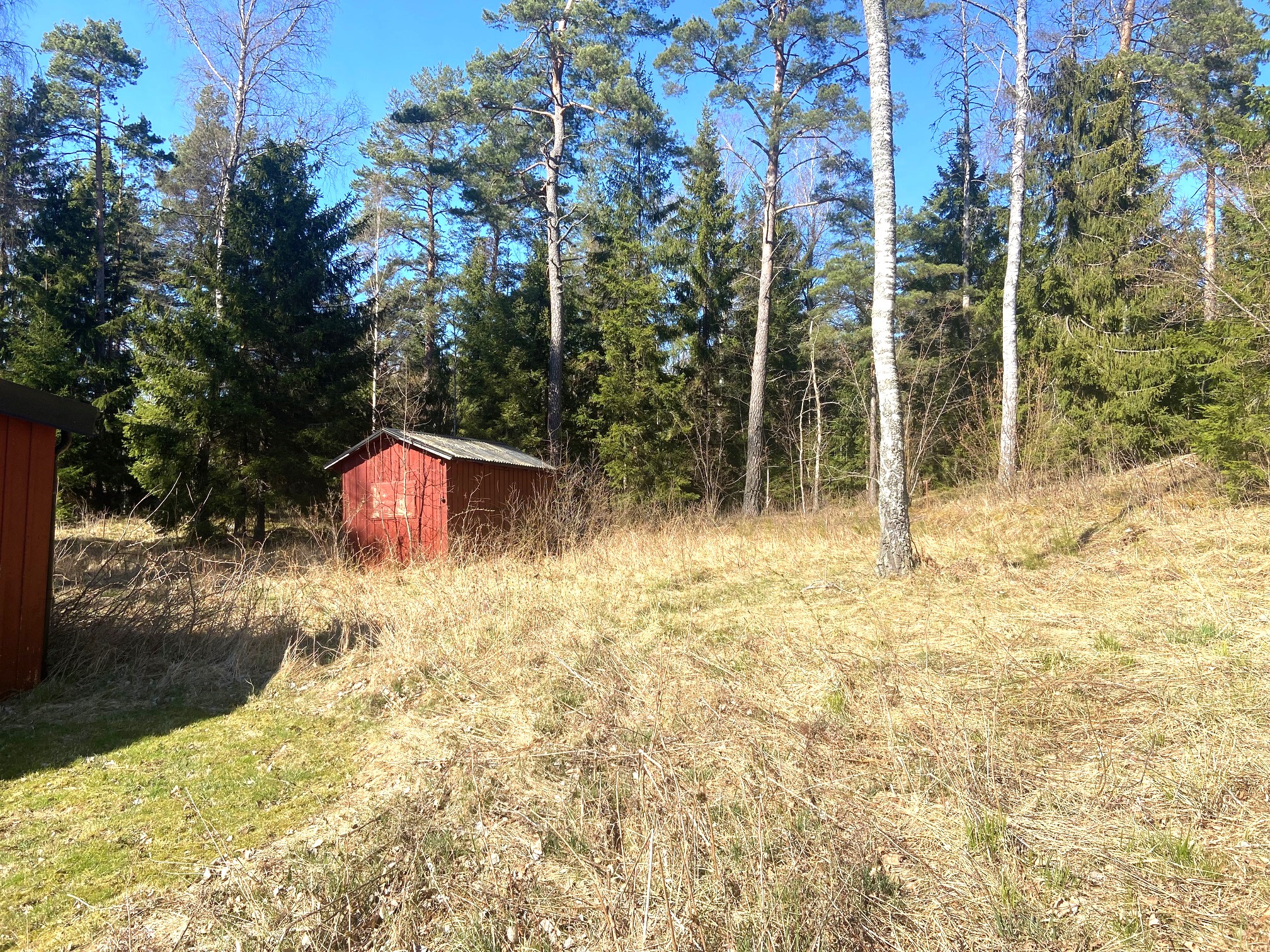 Tomten med uthus