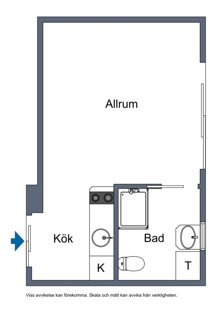 Planlösning från Isjaktsgränd 31, Till salu i Västertorp, Stockholm