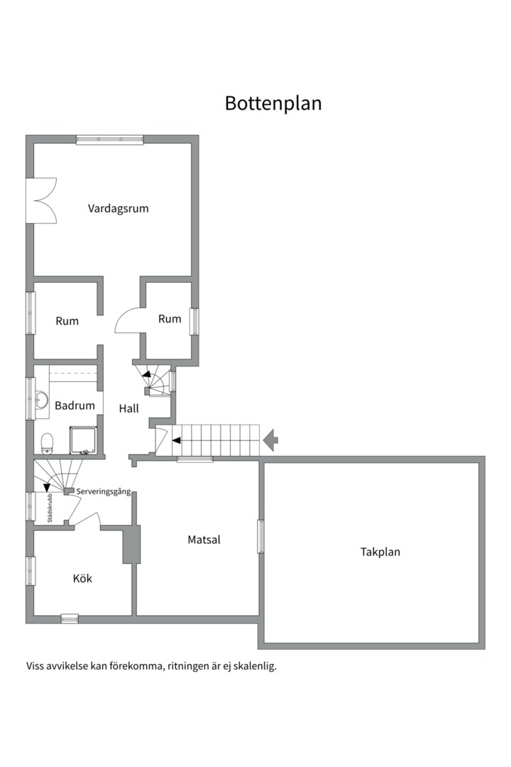 Planlösning från Apollovägen 33, Kommande i Eknäs, Nacka