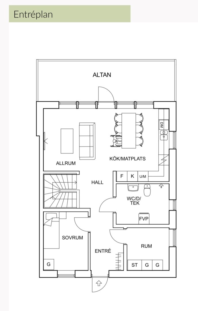 Planlösning från Smedjevägen 4D, Till salu i Länna, Huddinge