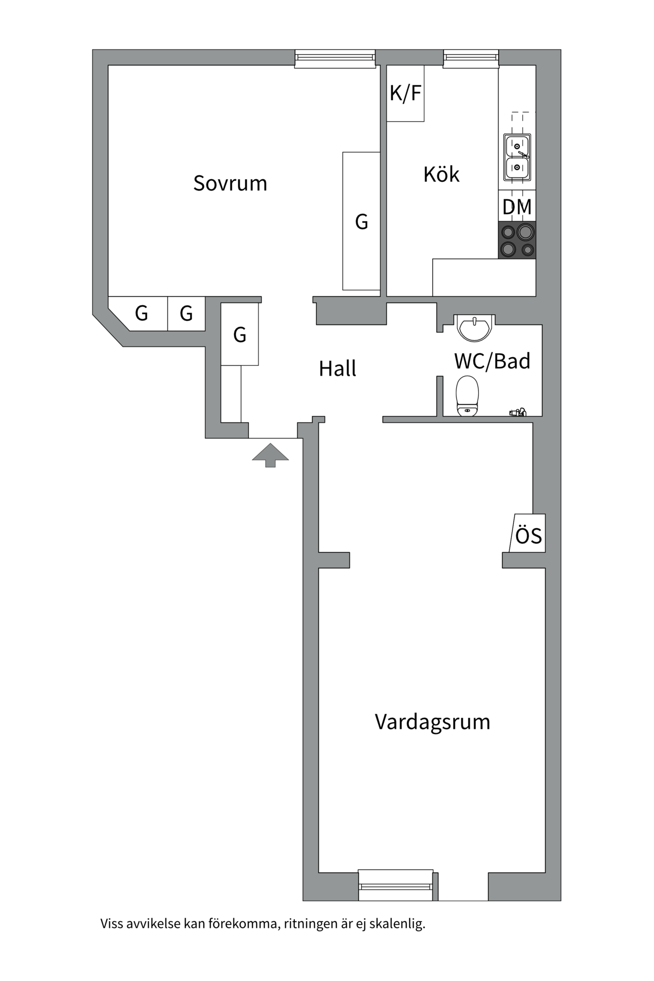 Bostadsbild från Luthagsesplanaden 8B, Såld i Luthagen, Uppsala