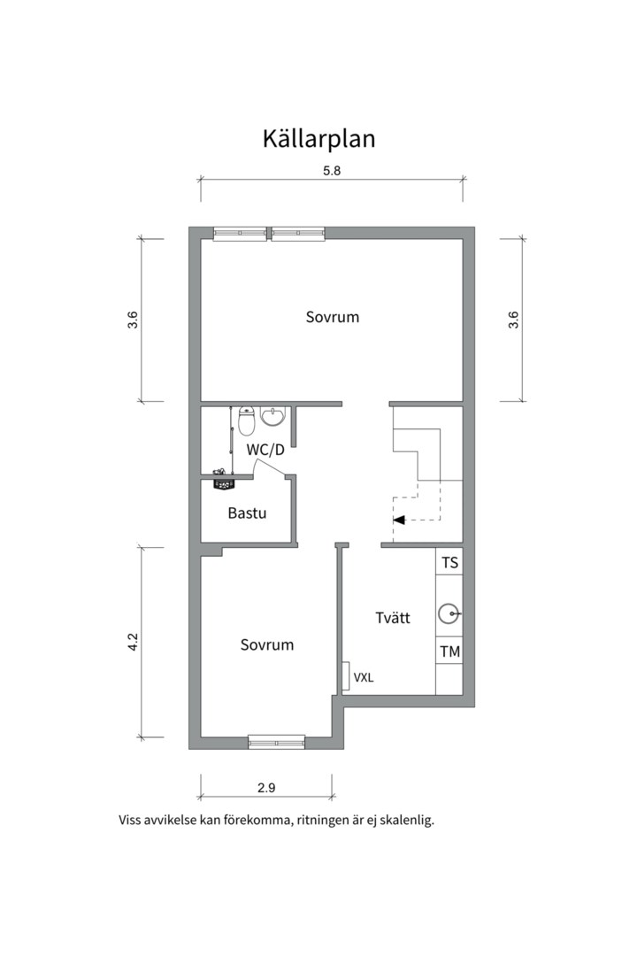 Planlösning från Dalgatan 11B, Kommande i Luthagen, Uppsala