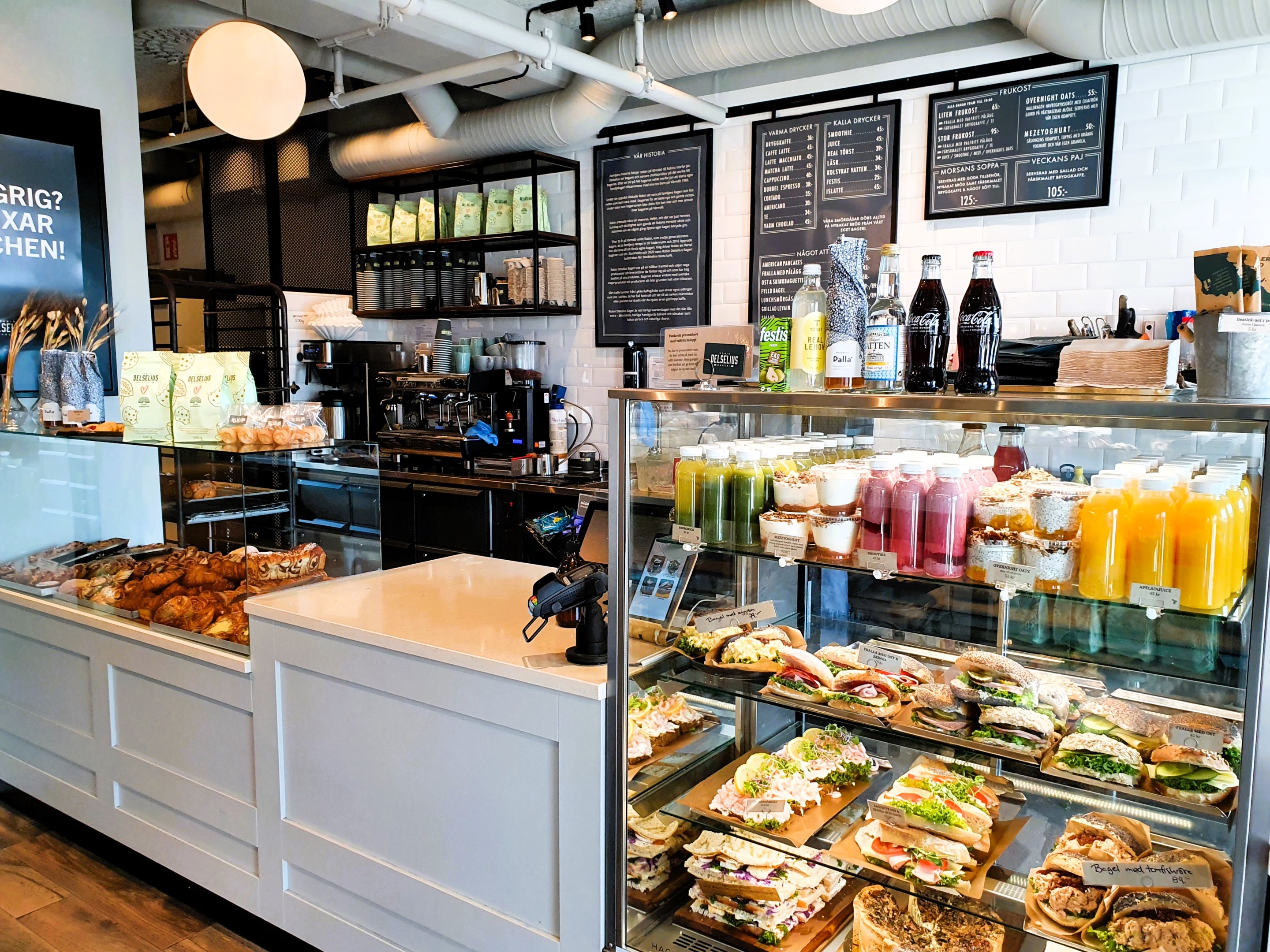 Fika på Robin delselius på Kvarnholmen