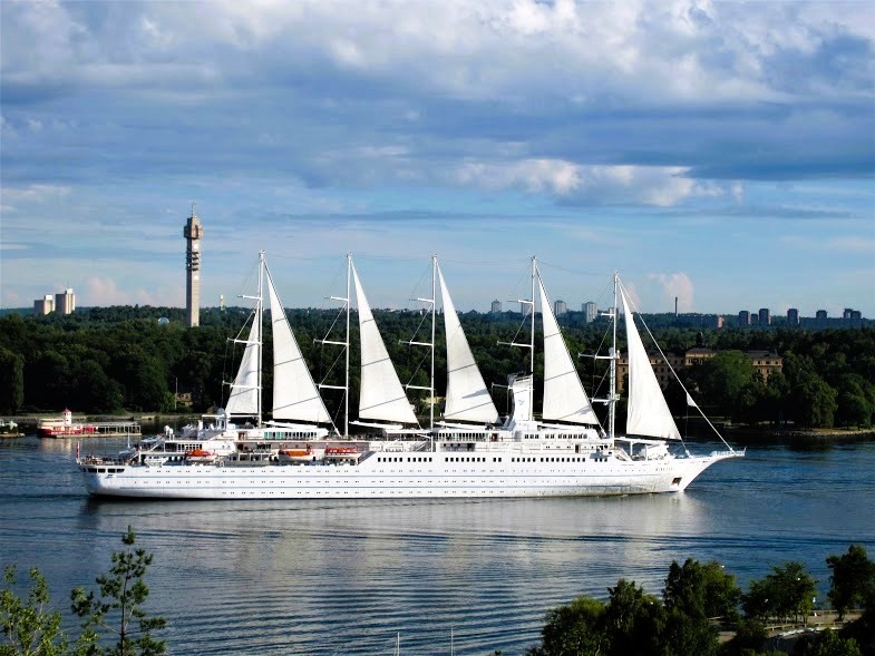 Fint besök i Stockholms inlopp!