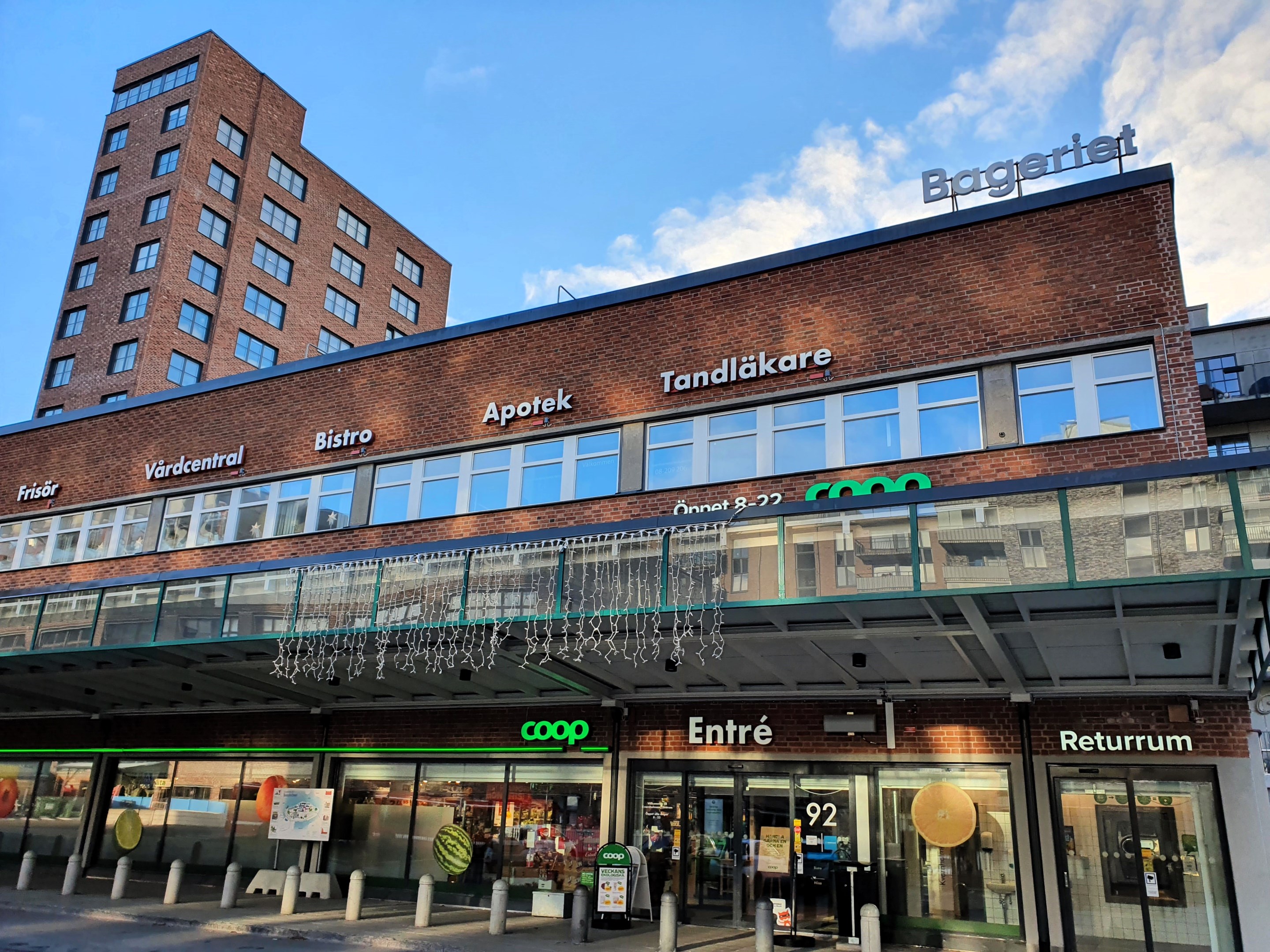 Coop etc. på Kvarnholmen