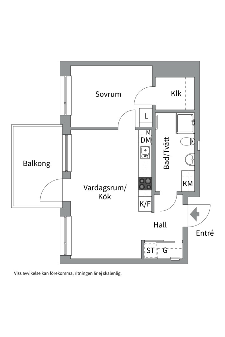 Planlösning från Otto Myrbergs väg 2C, Till salu i Rickomberga, Uppsala