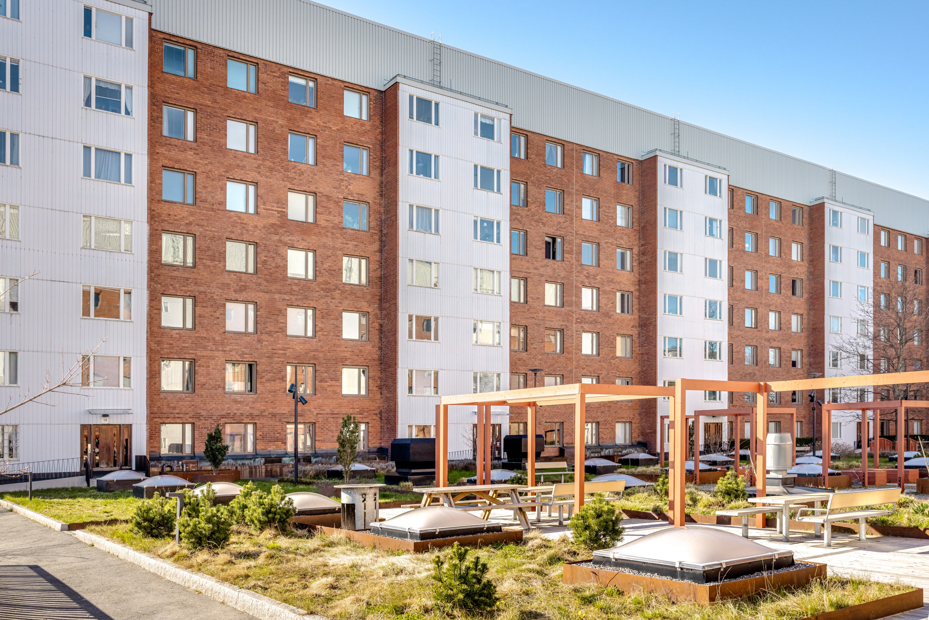 Bostadsbild från Krysshammarvägen 14, Till salu i Solna - Huvudsta, Solna