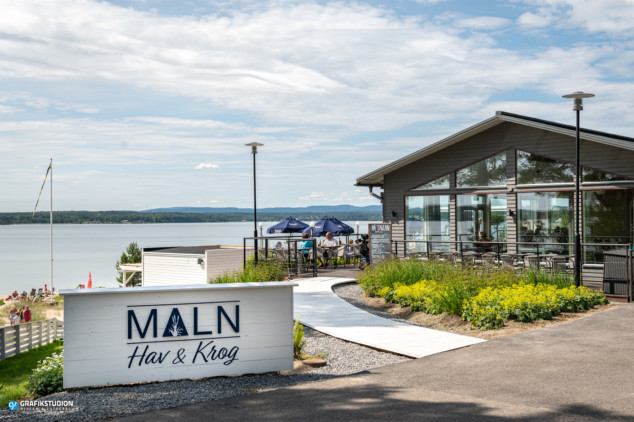 Trevlig restaurang att besöka på sommaren vid Sandmaln