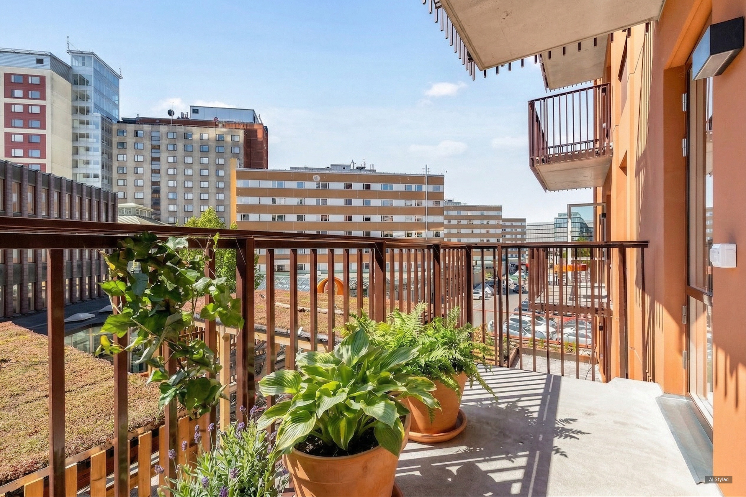 Bostadsbild från Solnavägen 29J, Kommande i Solna centrum, Solna
