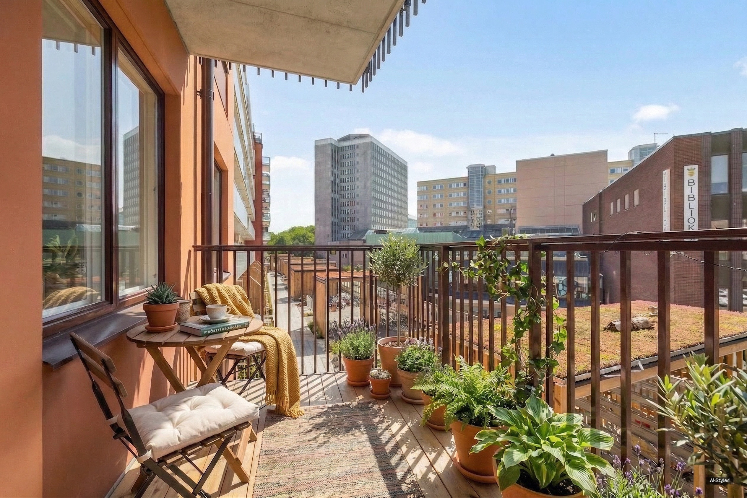 Bostadsbild från Solnavägen 29J, Kommande i Solna centrum, Solna