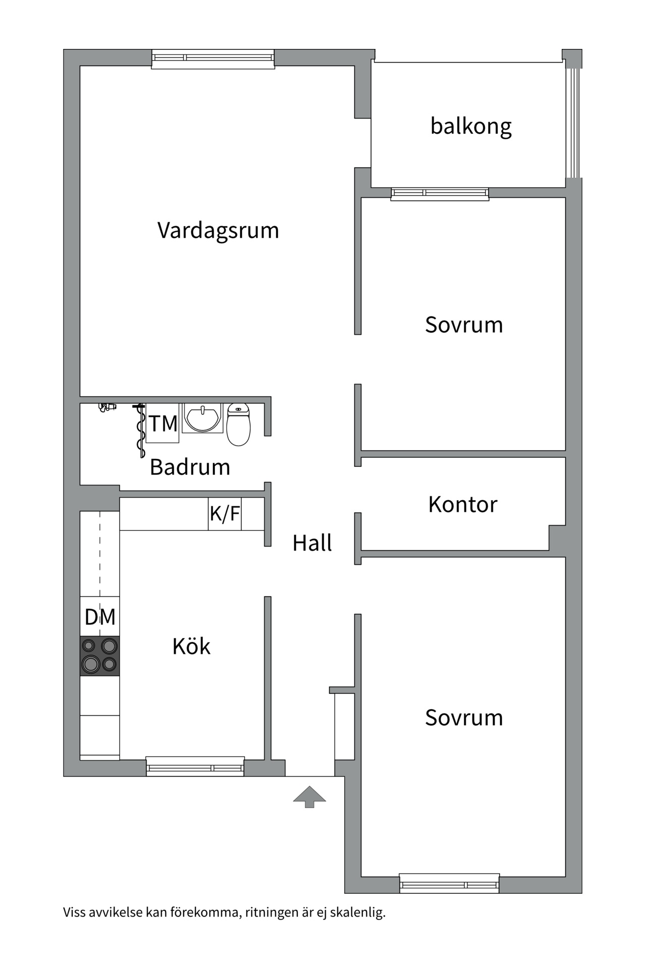 Bostadsbild från Jakobsgatan 54, Kommande i Jakobsberg, Västerås