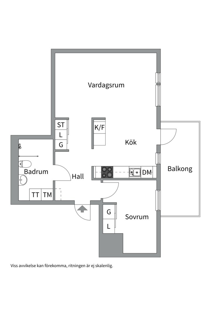 Planlösning från Franzéngatan 34, 1 tr, Kommande i Kungsholmen - Hornsbergs Strand, Stockholm