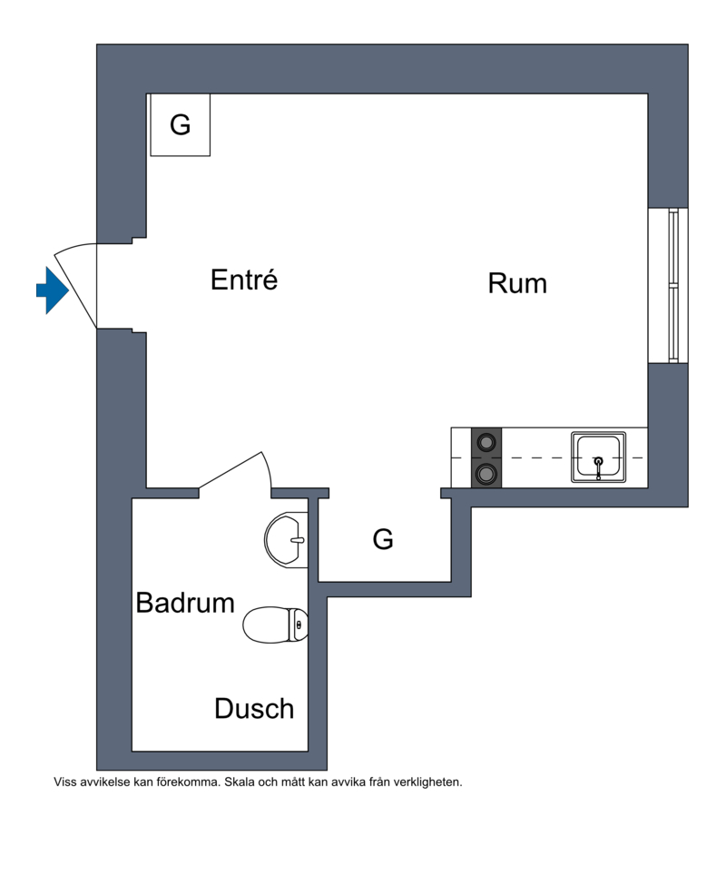Planlösning från Follingbogatan 18, Till salu i Bromma - Beckomberga, Stockholm