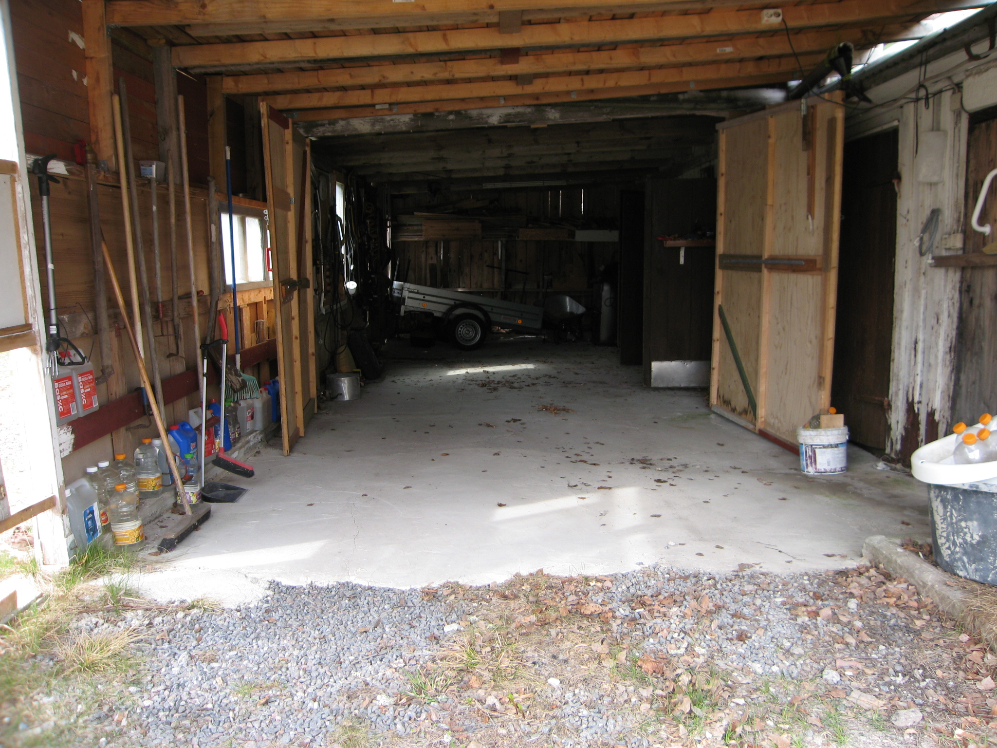Carport med garage