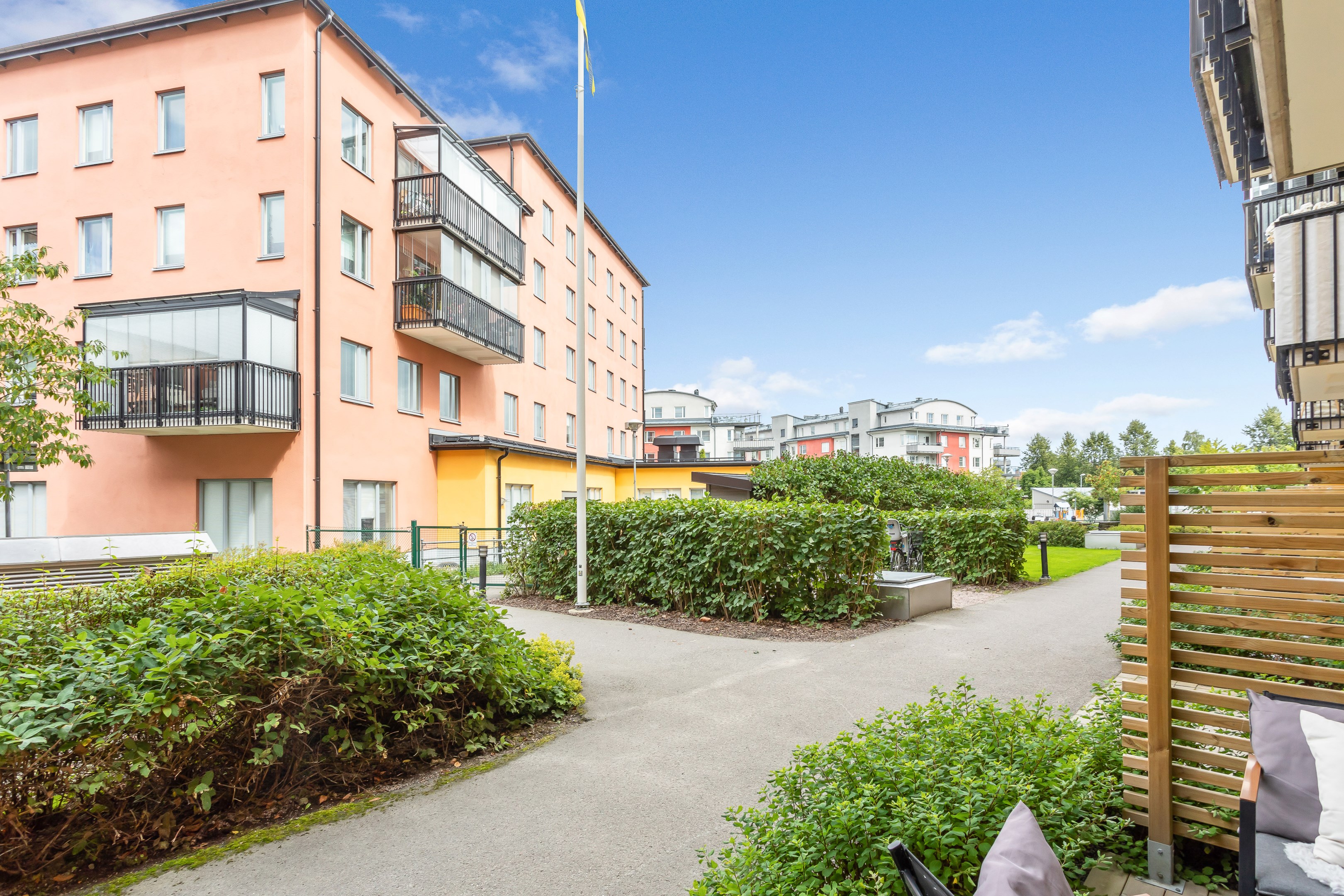 Bostadsbild från Gimogatan 13C, Kommande i Luthagen, Uppsala