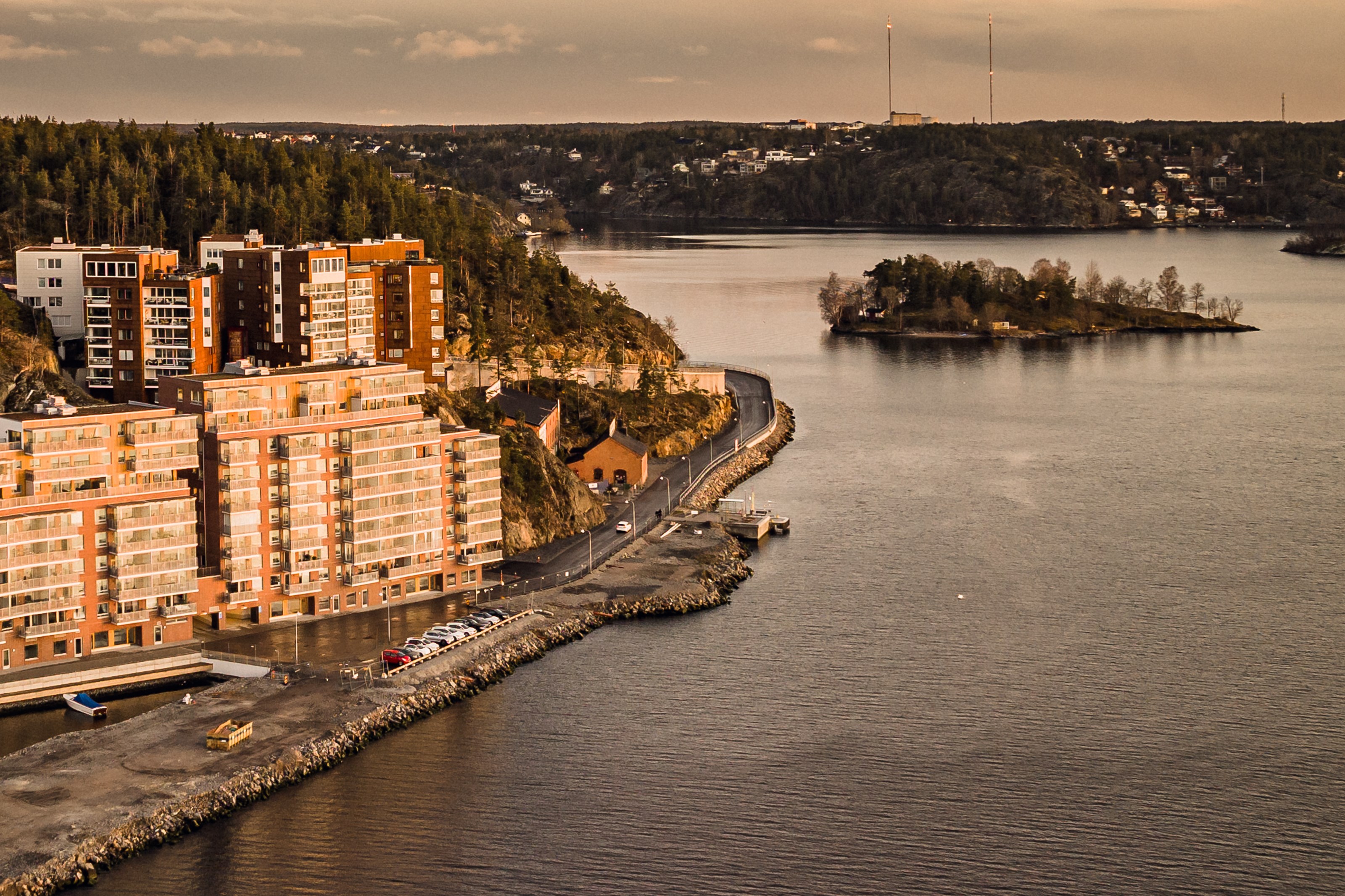 Bostadsbild från Telegrafvägen 32, Till salu i Telegrafberget, Nacka