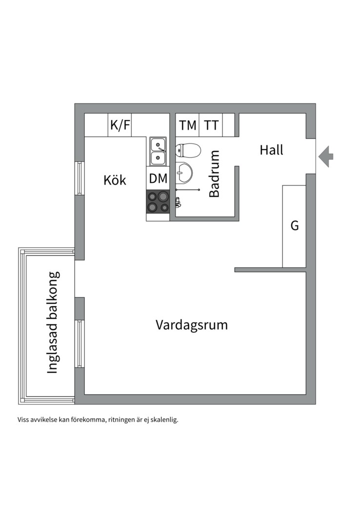 Planlösning från Stensövägen 9, Kommande i Älta, Nacka