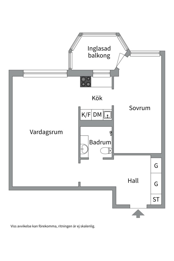 Planlösning från Alphyddevägen 29, Kommande i Alphyddan, Nacka