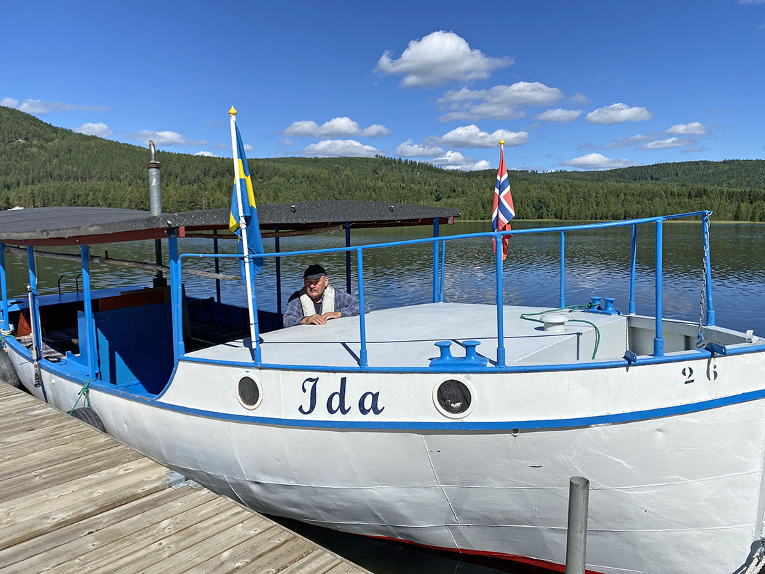 Båten Ida på Idsjön