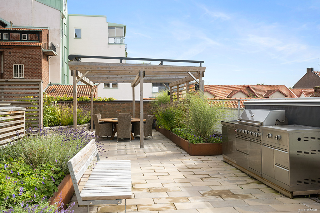 Föreningens utekök och pergola