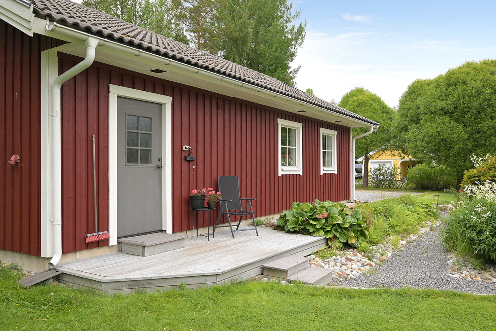 Ingång till garage