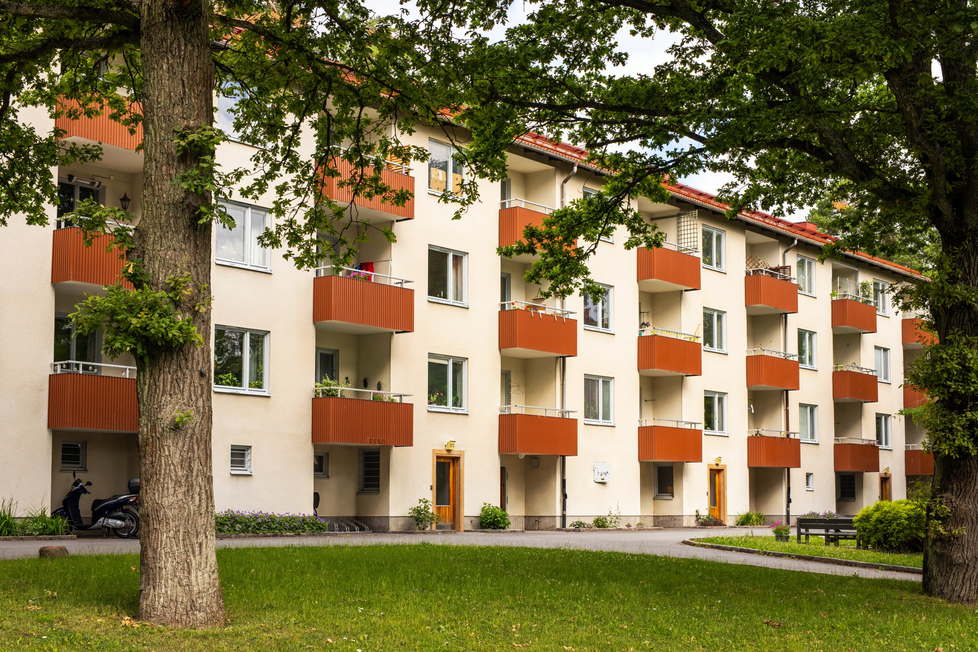 Bostadsbild från Ugglevägen 27C, Såld i Saltängen, Nacka