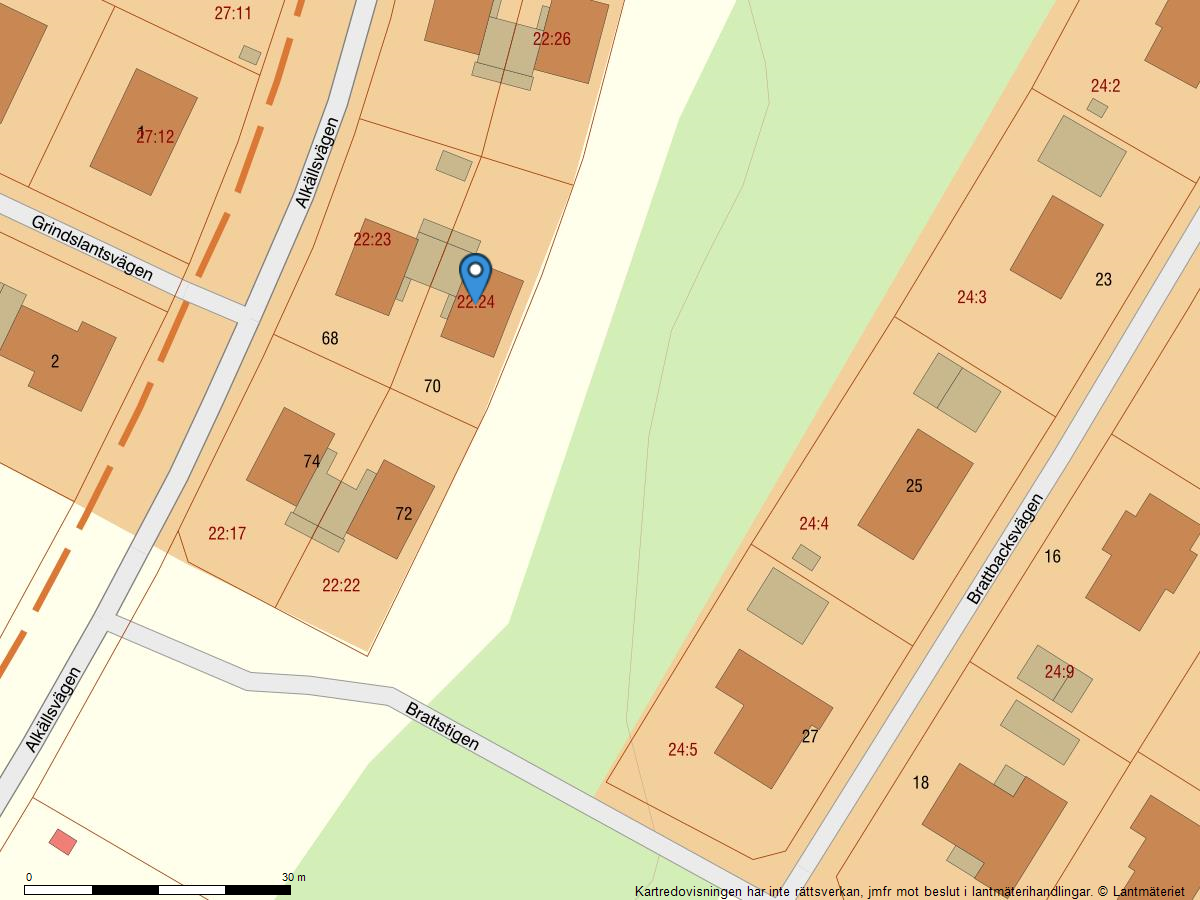 Bostadsbild från Alkällsvägen 70, Kommande i Lindbacken, Uppsala