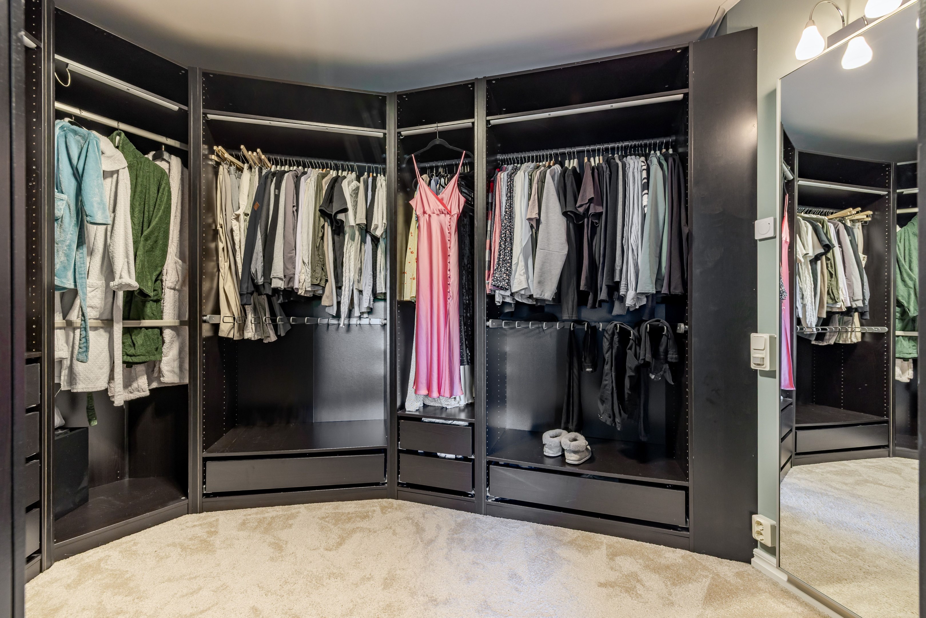 Drömmig walk-in-closet