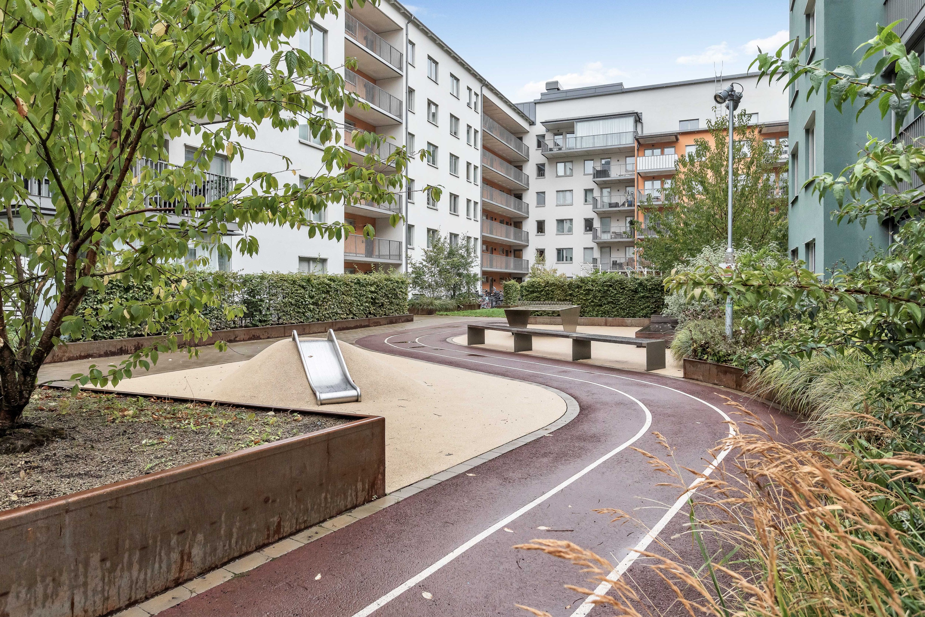 Bostadsbild från Orgelgatan 8, Kommande i Kapellgärdet, Uppsala