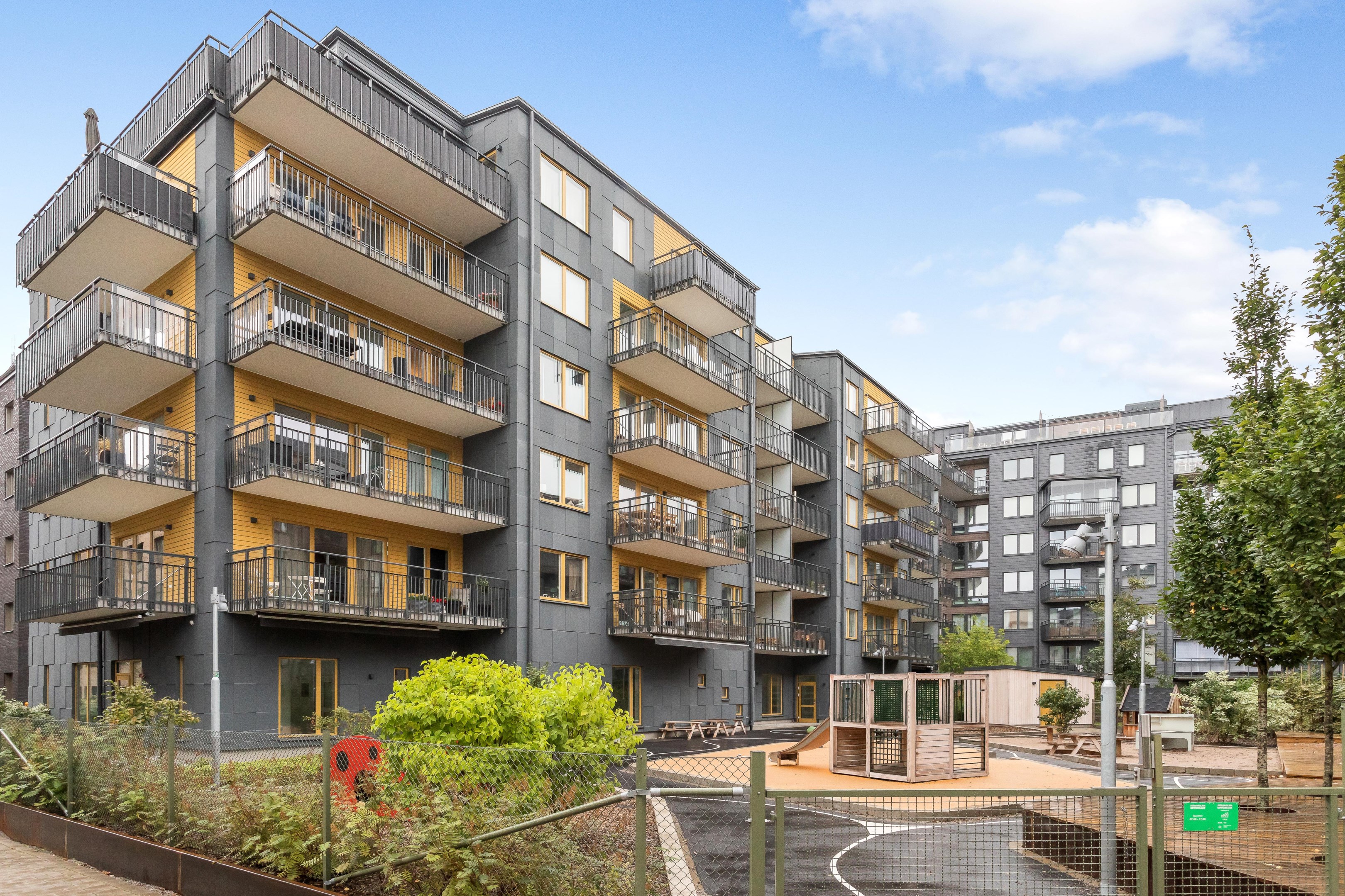 Bostadsbild från Orgelgatan 8, Kommande i Kapellgärdet, Uppsala