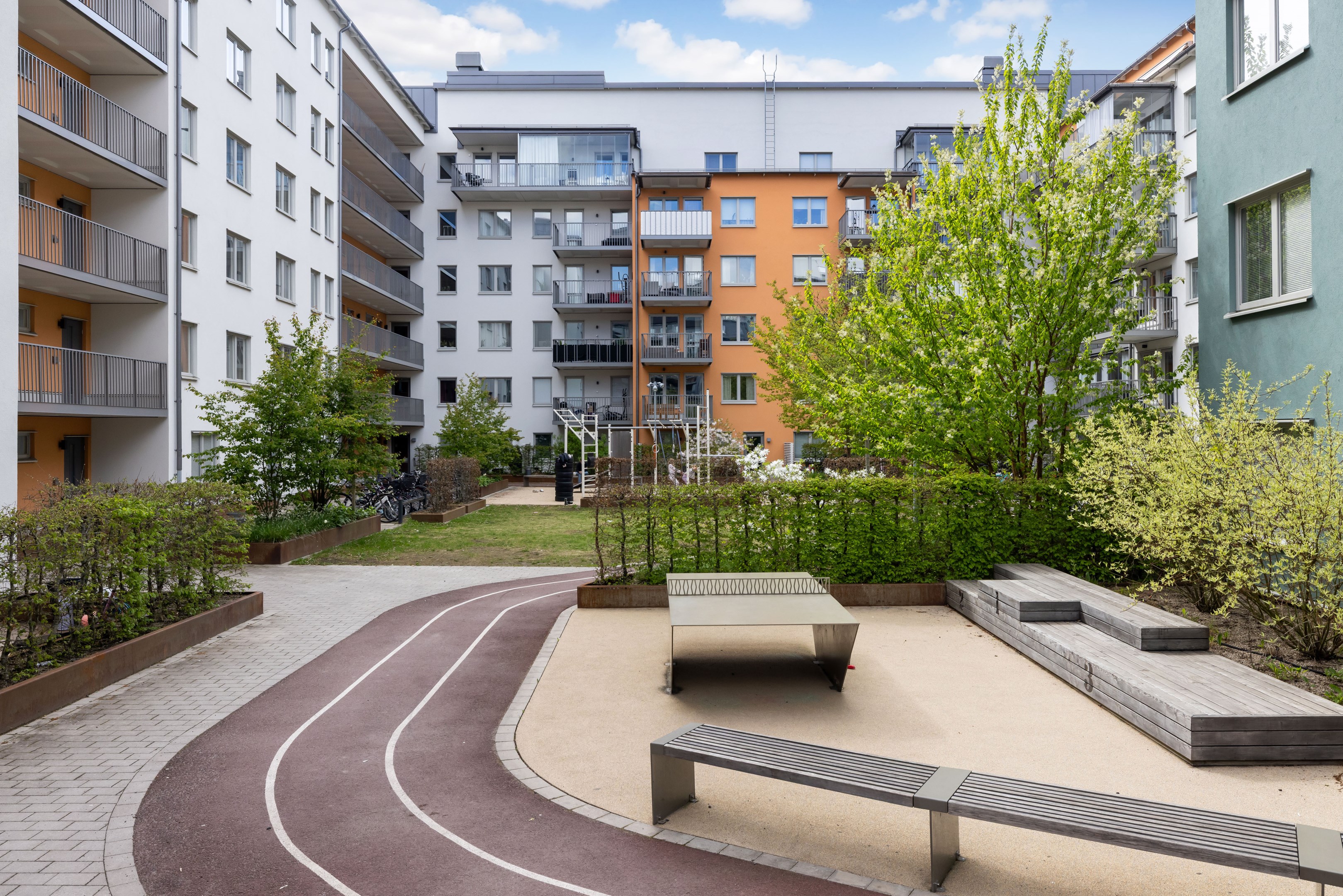 Bostadsbild från Orgelgatan 8, Kommande i Kapellgärdet, Uppsala
