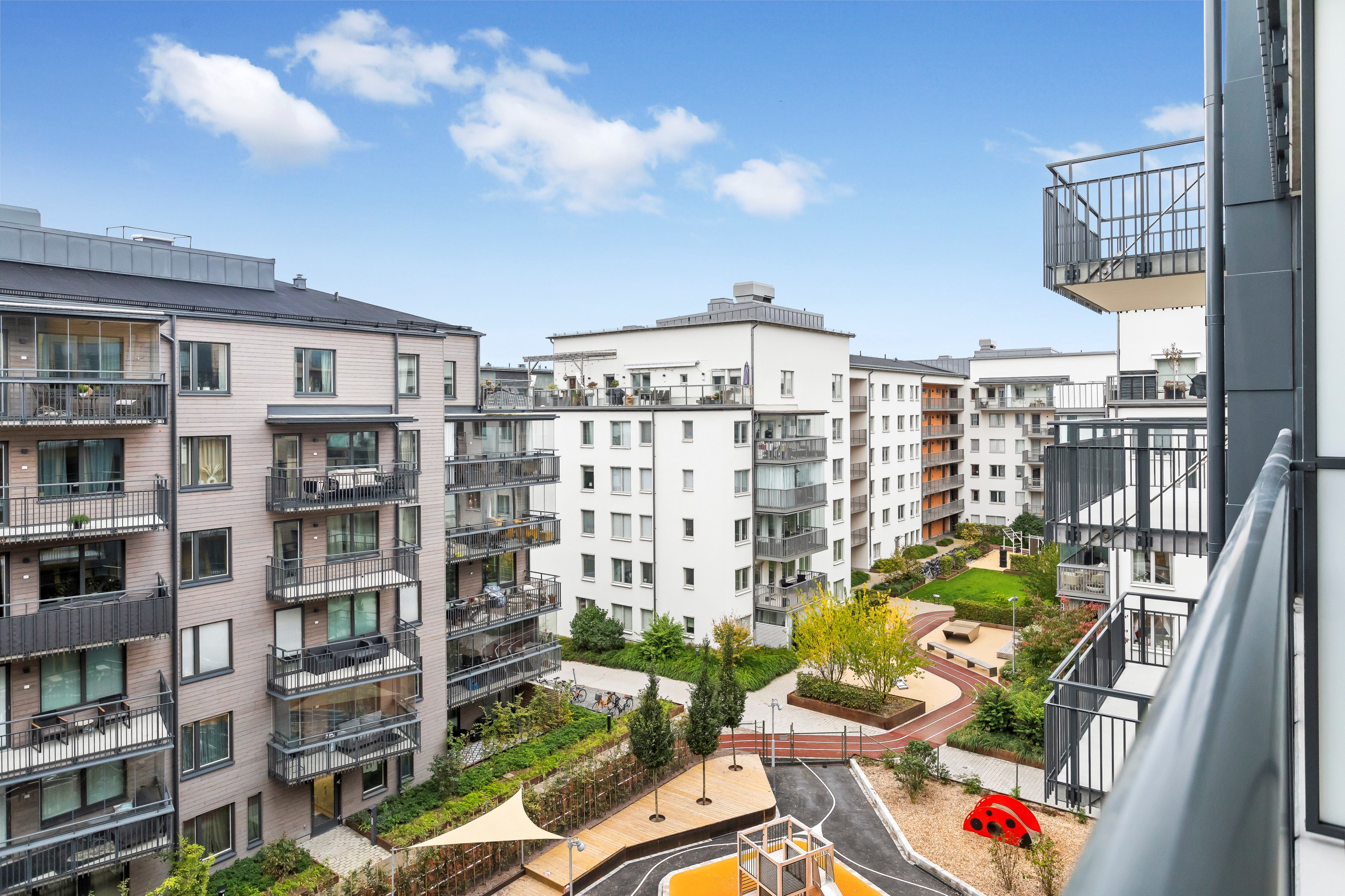 Bostadsbild från Orgelgatan 8, Kommande i Kapellgärdet, Uppsala