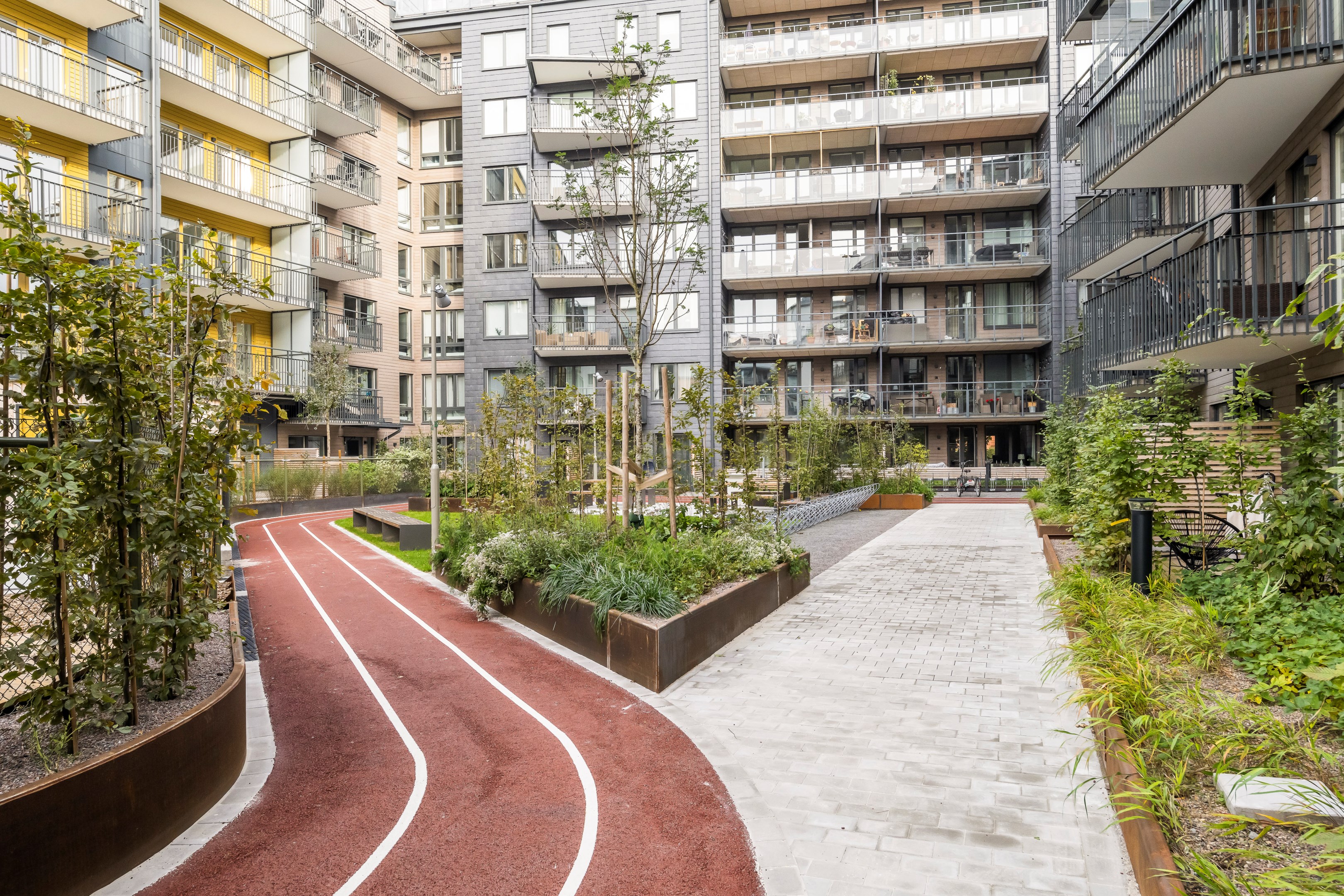 Bostadsbild från Orgelgatan 8, Kommande i Kapellgärdet, Uppsala