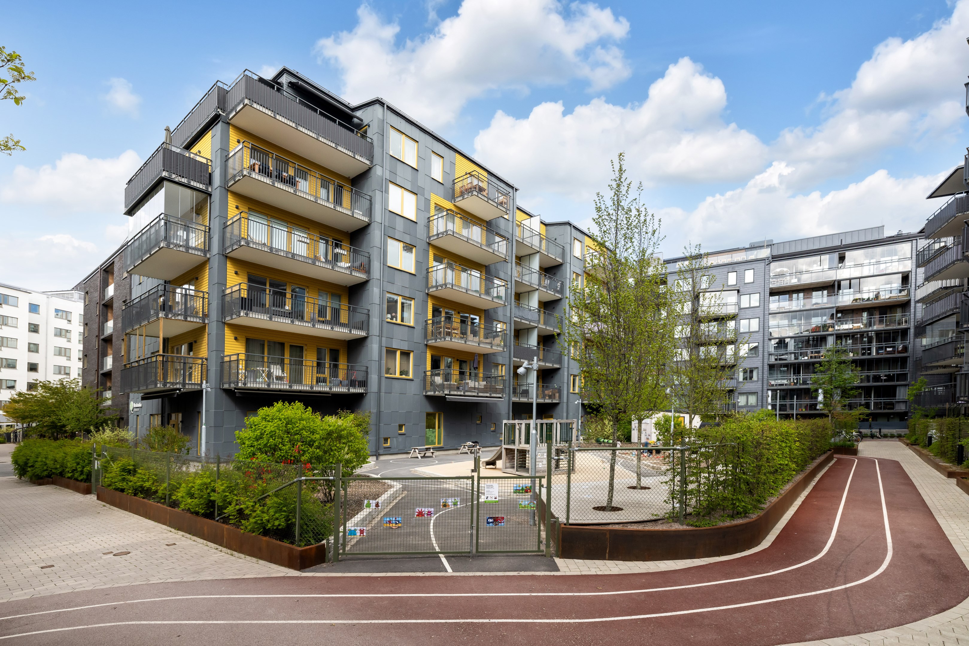 Bostadsbild från Orgelgatan 8, Kommande i Kapellgärdet, Uppsala
