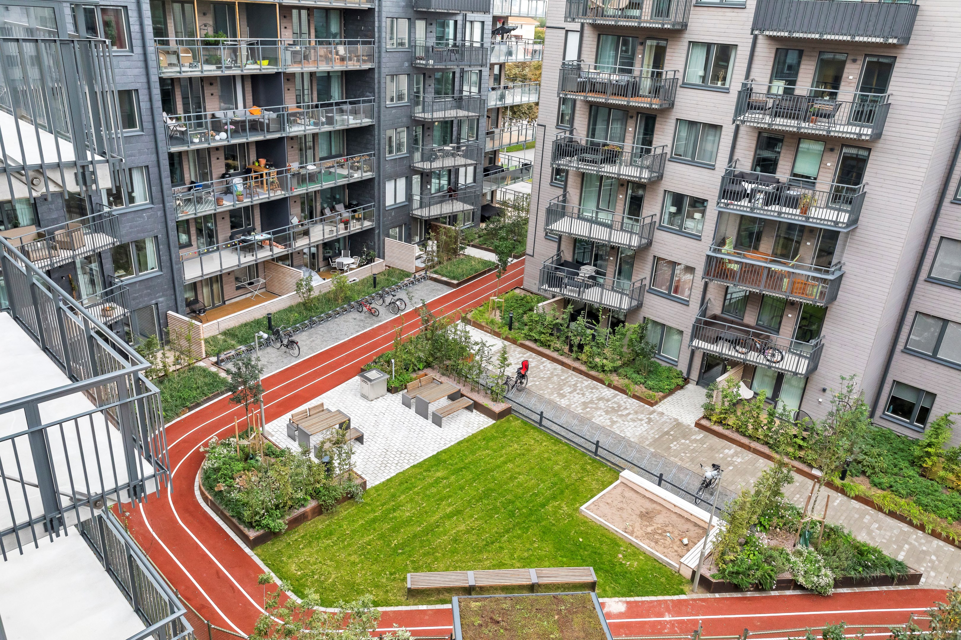 Bostadsbild från Orgelgatan 8, Kommande i Kapellgärdet, Uppsala
