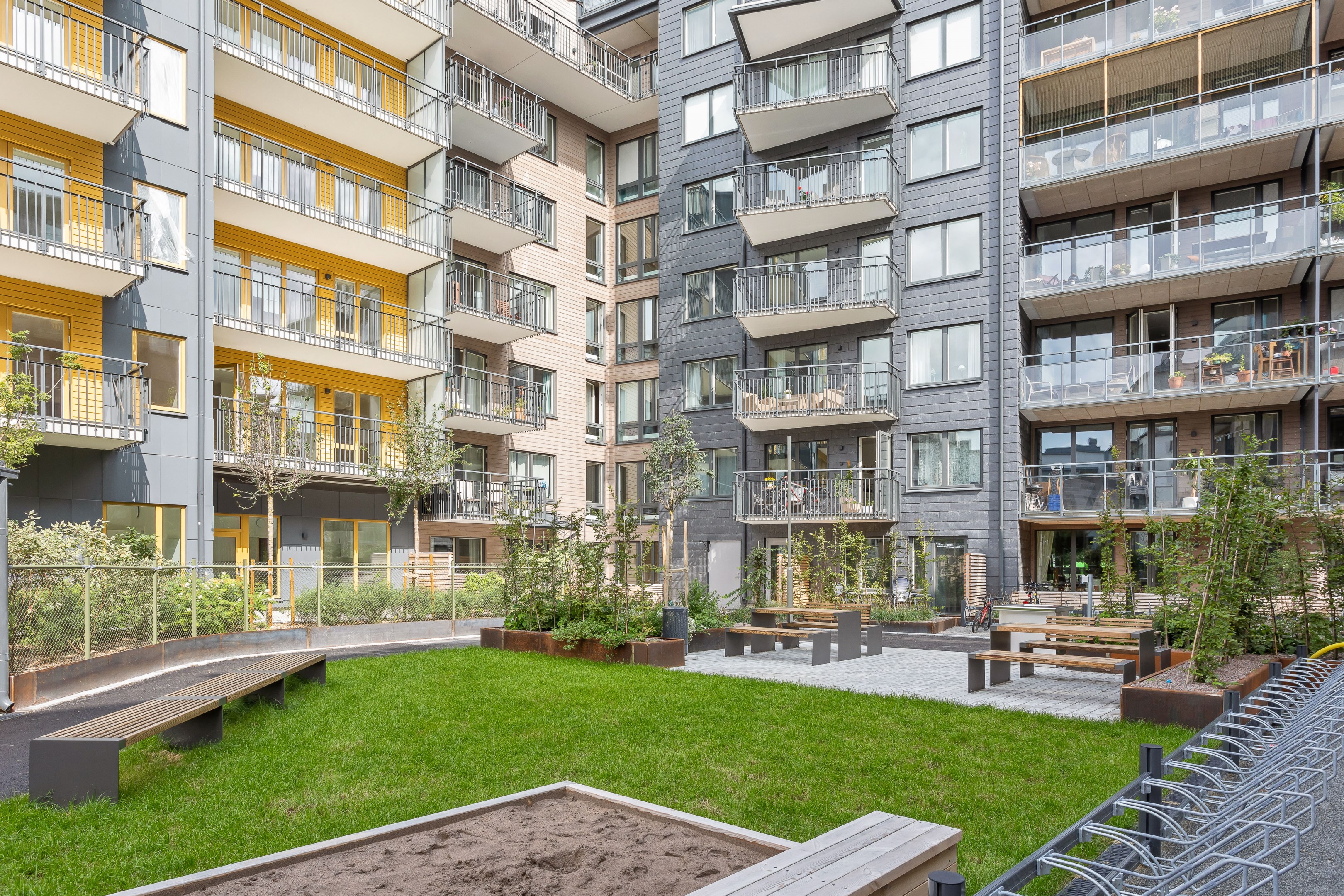 Bostadsbild från Orgelgatan 8, Kommande i Kapellgärdet, Uppsala