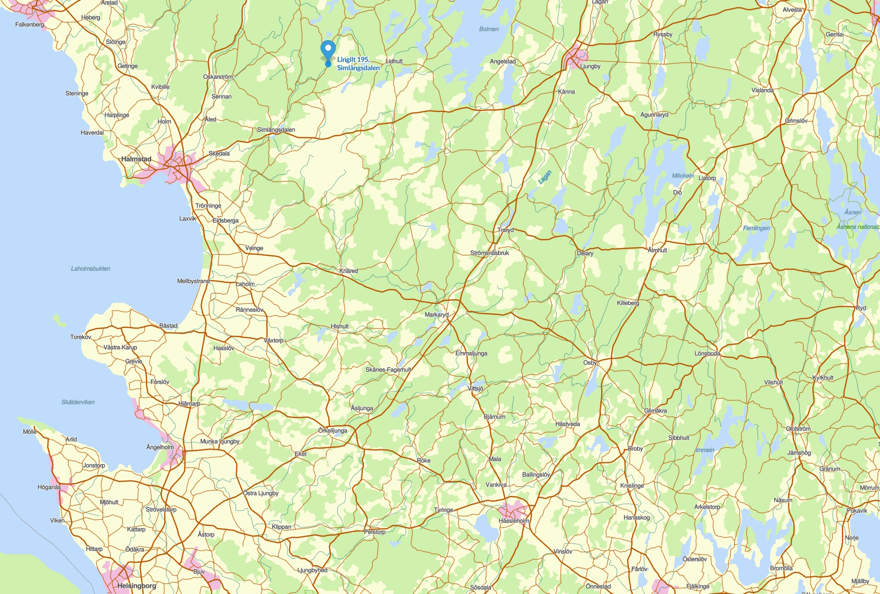 oversigtskort