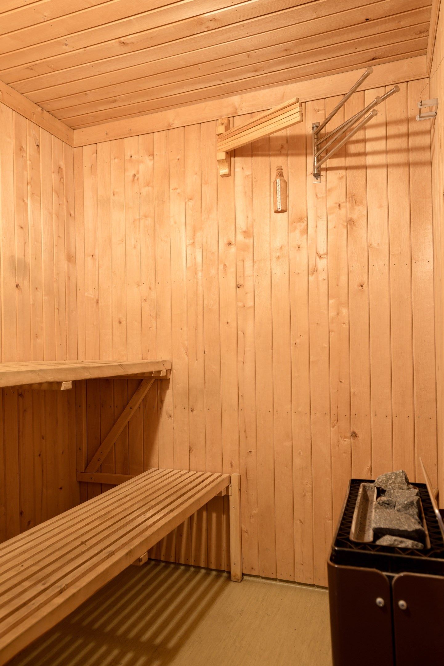 Bastu i garagebyggnad