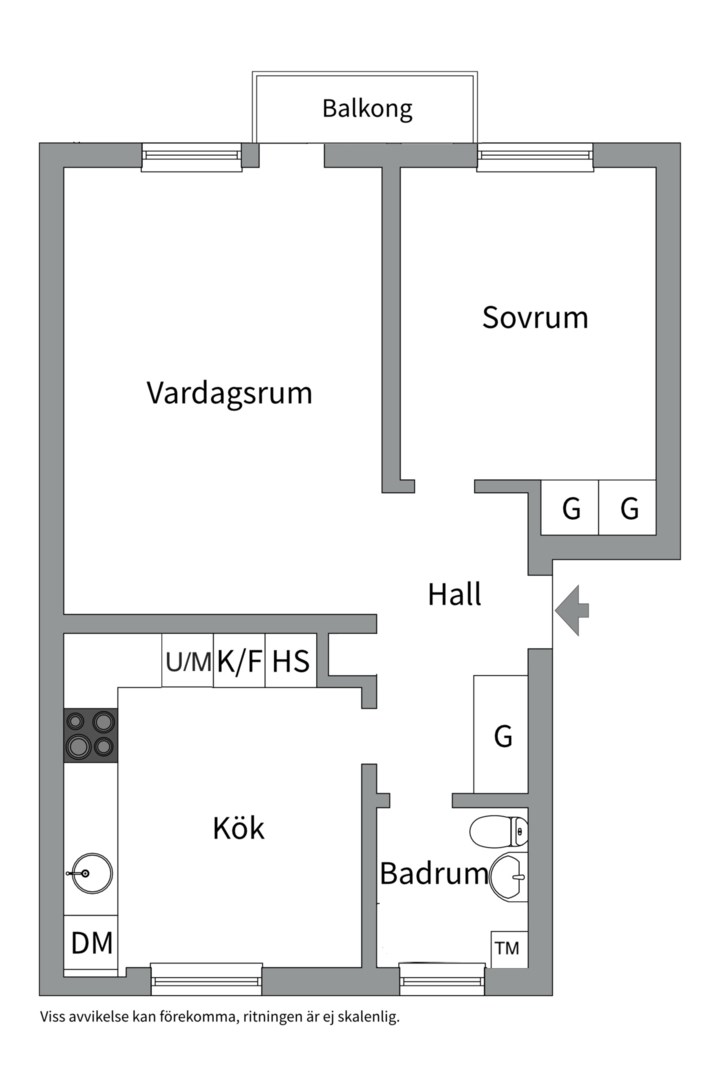Planlösning från Cirkusvägen 12, Kommande i Västberga, Stockholm